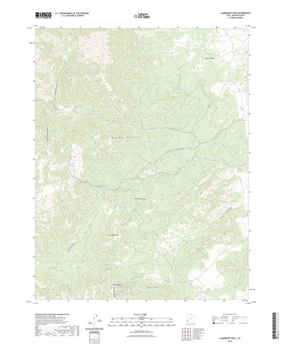 United States Geological Survey Lamerdorf Peak, UT (2023, 24000-Scale) digital map