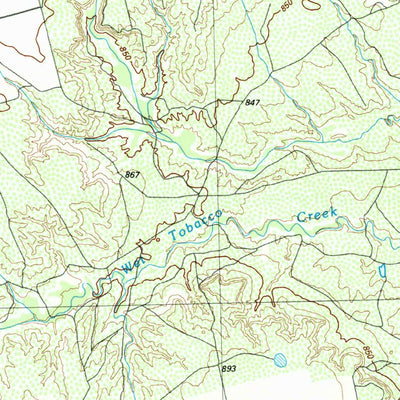 United States Geological Survey Lamesa, TX (1986, 100000-Scale) digital map