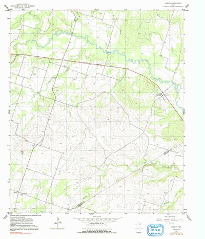 United States Geological Survey Lamkin, TX (1956, 24000-Scale) digital map