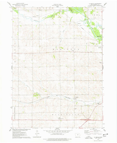 United States Geological Survey Lamoille, IA (1975, 24000-Scale) digital map