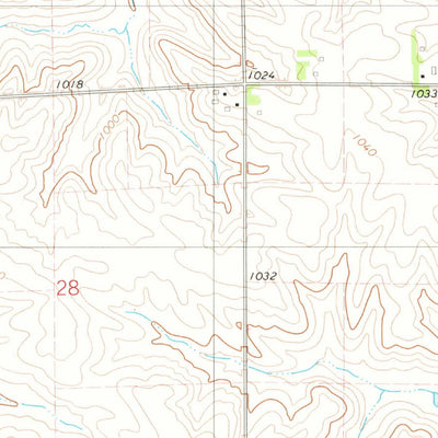 United States Geological Survey Lamoille, IA (1975, 24000-Scale) digital map