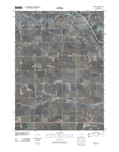 United States Geological Survey Lamoille, IA (2010, 24000-Scale) digital map