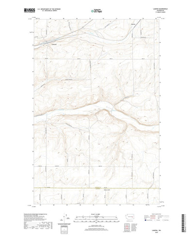United States Geological Survey Lamona, WA (2020, 24000-Scale) digital map