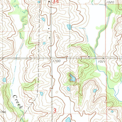 United States Geological Survey Lamoni South, IA-MO (1981, 24000-Scale) digital map