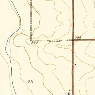 United States Geological Survey Lamont, CA (1950, 24000-Scale) digital map