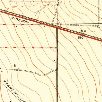 United States Geological Survey Lamont, CA (1950, 24000-Scale) digital map