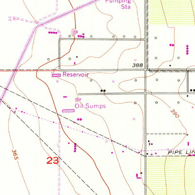 United States Geological Survey Lamont, CA (1954, 24000-Scale) digital map