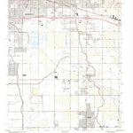 United States Geological Survey Lamont, CA (1992, 24000-Scale) digital map