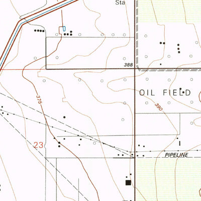 United States Geological Survey Lamont, CA (1992, 24000-Scale) digital map