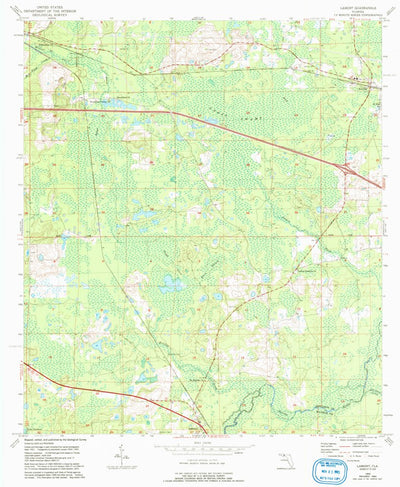 United States Geological Survey Lamont, FL (1955, 24000-Scale) digital map