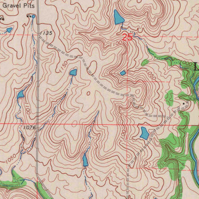 United States Geological Survey Lamont, KS (1967, 24000-Scale) digital map