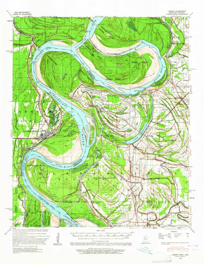 United States Geological Survey Lamont, MS-AR (1939, 62500-Scale) digital map