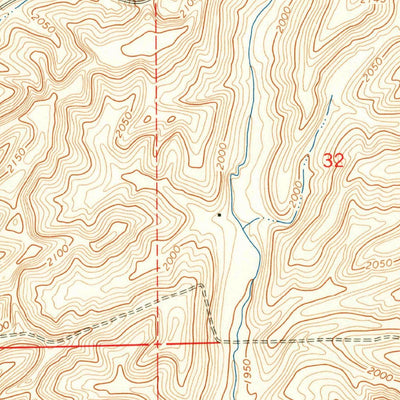 United States Geological Survey Lamont NE, WA (1964, 24000-Scale) digital map