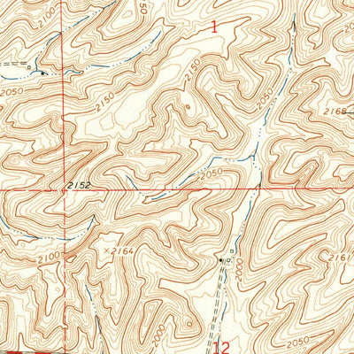 United States Geological Survey Lamont NE, WA (1964, 24000-Scale) digital map