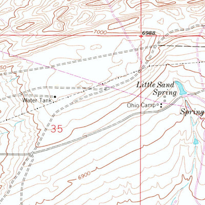 United States Geological Survey Lamont NE, WY (1961, 24000-Scale) digital map