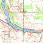 United States Geological Survey Lamont NW, OK (1968, 24000-Scale) digital map