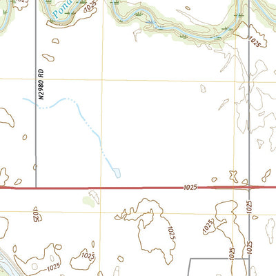 United States Geological Survey Lamont NW, OK (2022, 24000-Scale) digital map