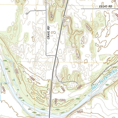 United States Geological Survey Lamont, OK (2022, 24000-Scale) digital map