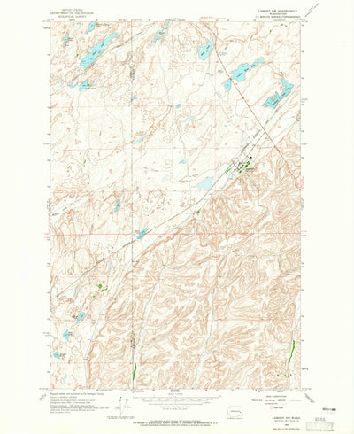 United States Geological Survey Lamont, WA (1964, 24000-Scale) digital map
