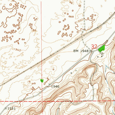 United States Geological Survey Lamont, WA (1964, 24000-Scale) digital map