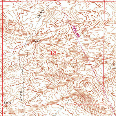 United States Geological Survey Lamont, WY (1961, 24000-Scale) digital map