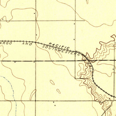 United States Geological Survey Lamoure, ND (1894, 62500-Scale) digital map