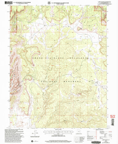 United States Geological Survey Lamp Stand, UT (2002, 24000-Scale) digital map