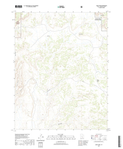 United States Geological Survey Lamp Stand, UT (2020, 24000-Scale) digital map