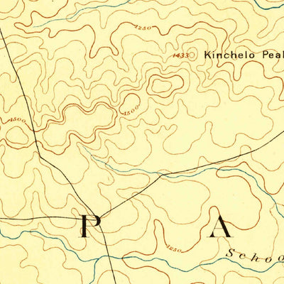United States Geological Survey Lampasas, TX (1894, 125000-Scale) digital map