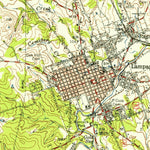 United States Geological Survey Lampasas, TX (1954, 62500-Scale) digital map