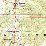 United States Geological Survey Lampe, MO (1989, 24000-Scale) digital map