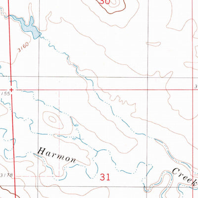 United States Geological Survey Lampkin Gulch, MT (1980, 24000-Scale) digital map