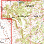 United States Geological Survey Lampkin Gulch, MT (1993, 24000-Scale) digital map