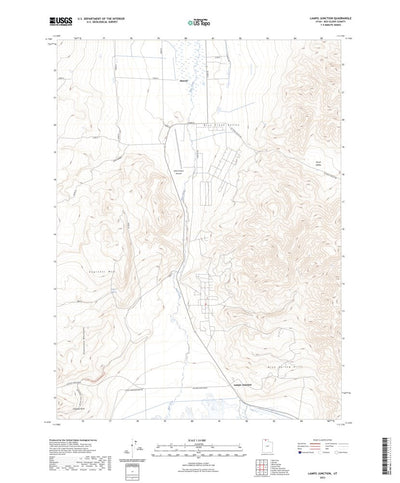 United States Geological Survey Lampo Junction, UT (2023, 24000-Scale) digital map