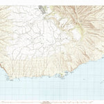 United States Geological Survey Lanai South, HI (1984, 25000-Scale) digital map