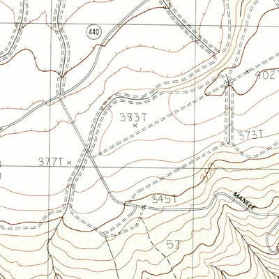 United States Geological Survey Lanai South, HI (1984, 25000-Scale) digital map