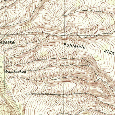 United States Geological Survey Lanai South, HI (1984, 25000-Scale) digital map