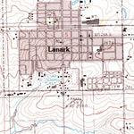 United States Geological Survey Lanark, IL (1985, 24000-Scale) digital map