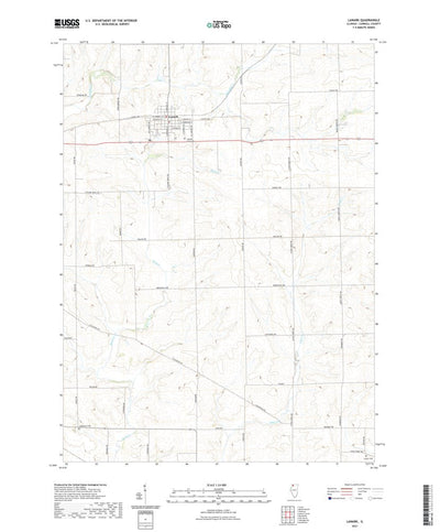 United States Geological Survey Lanark, IL (2021, 24000-Scale) digital map