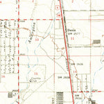 United States Geological Survey Lancaster, CA (1958, 62500-Scale) digital map
