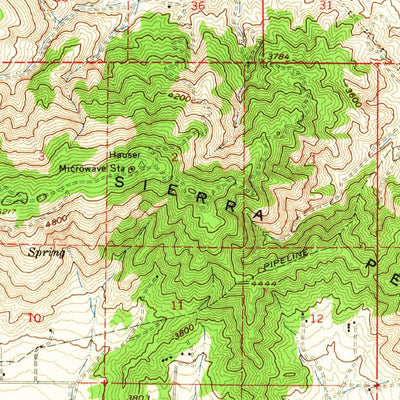 United States Geological Survey Lancaster, CA (1958, 62500-Scale) digital map