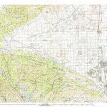 United States Geological Survey Lancaster, CA (1981, 100000-Scale) digital map