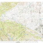 United States Geological Survey Lancaster, CA (1981, 100000-Scale) digital map