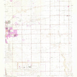 United States Geological Survey Lancaster East, CA (1958, 24000-Scale) digital map