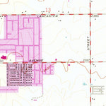 United States Geological Survey Lancaster East, CA (1958, 24000-Scale) digital map