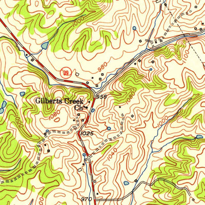 United States Geological Survey Lancaster, KY (1952, 24000-Scale) digital map