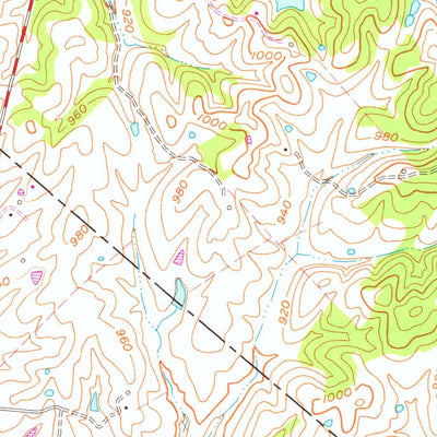 United States Geological Survey Lancaster, KY (1961, 24000-Scale) digital map