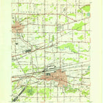 United States Geological Survey Lancaster, NY (1950, 24000-Scale) digital map