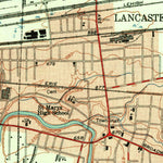 United States Geological Survey Lancaster, NY (1950, 24000-Scale) digital map