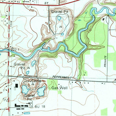 United States Geological Survey Lancaster, NY (1982, 25000-Scale) digital map